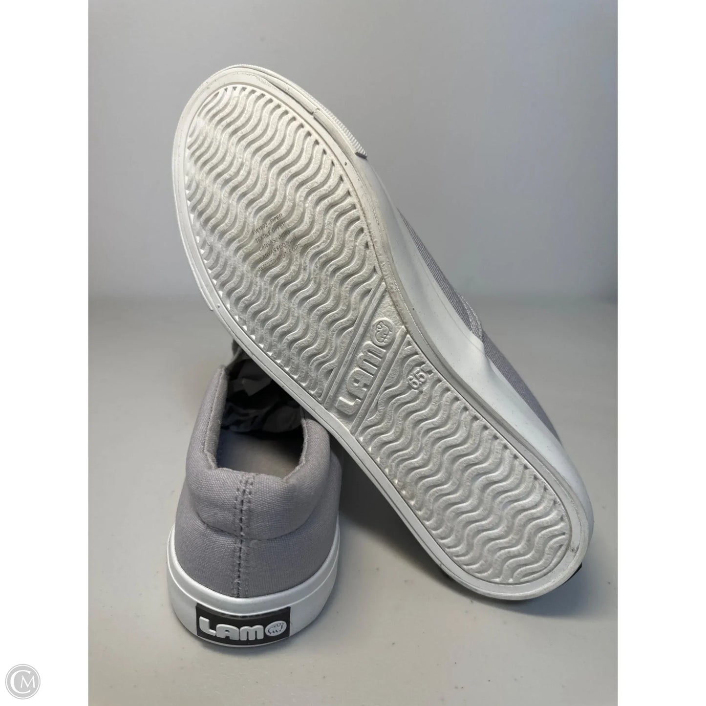 Shoes Flats By Lamo In Grey, Size: 6.5