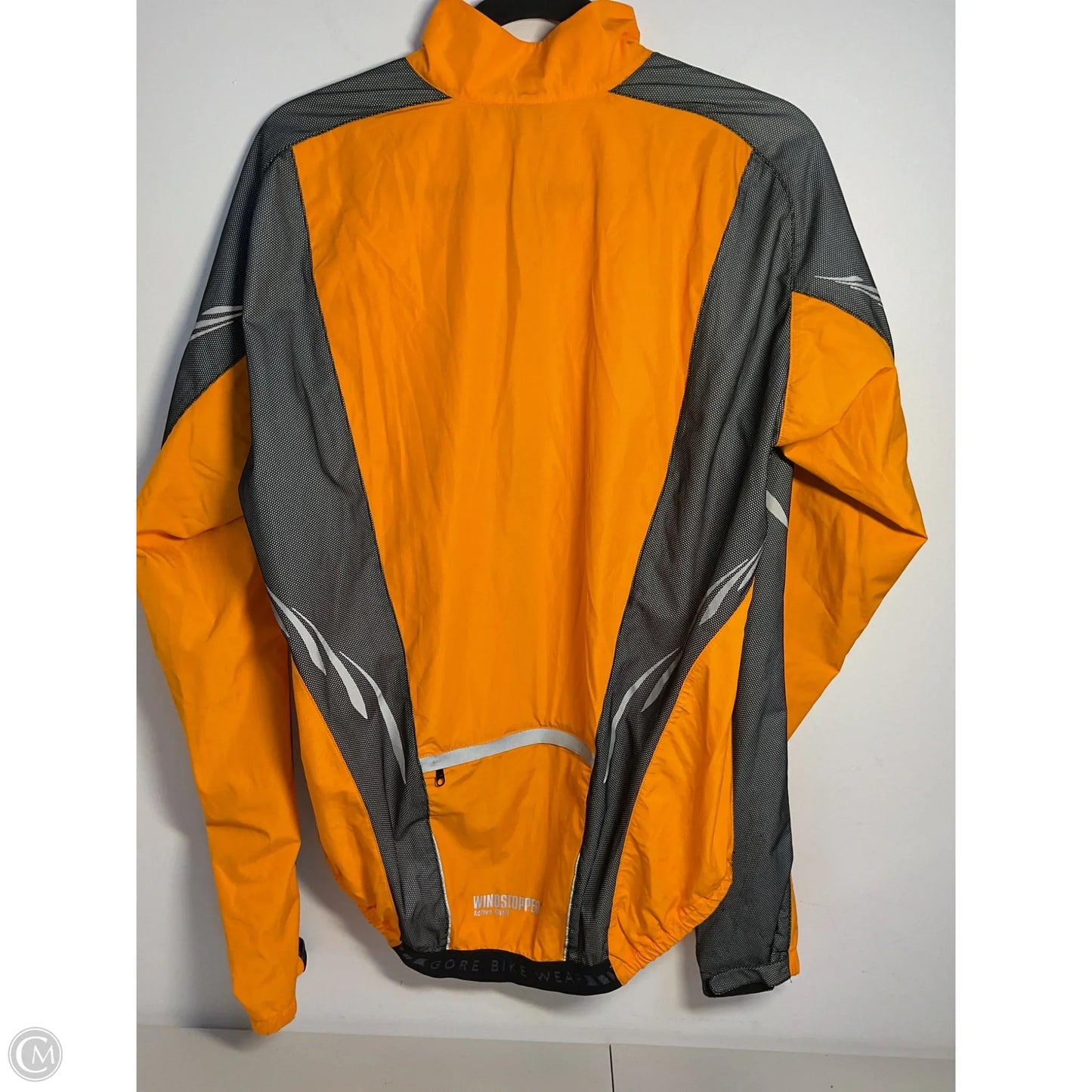 Athletic Jacket By Cmc In Black & Orange, Size: Xl