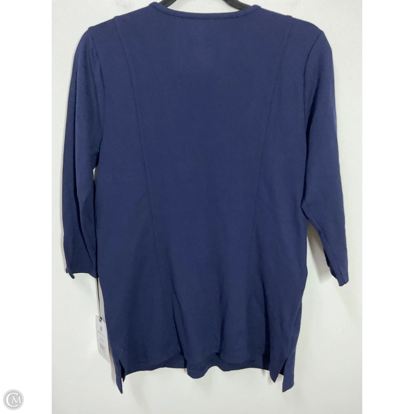 Top Long Sleeve By Clothes Mentor In Navy, Size: M