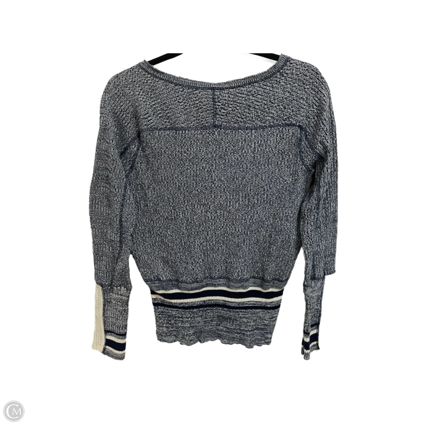 Sweater By We The Free In Blue & Cream, Size: M