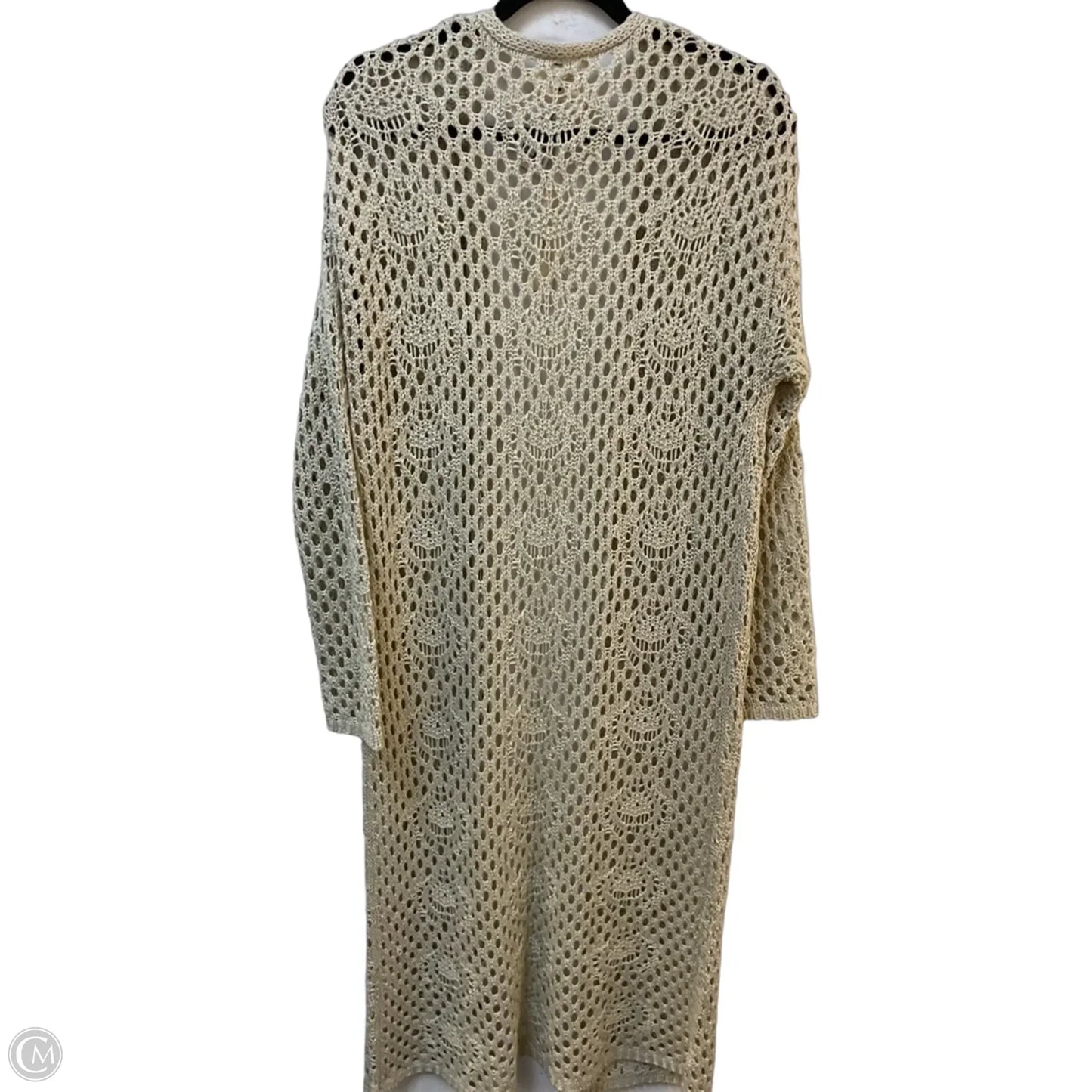 Sweater Cardigan By Lovestitch In Beige, Size: L