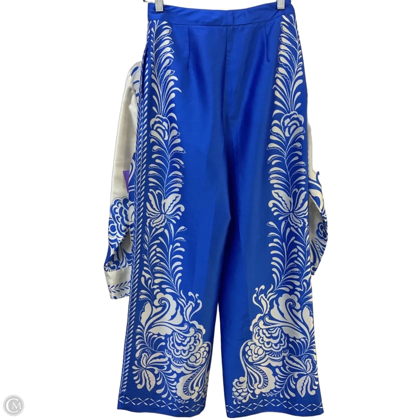 Pants Set 2pc By Zara In Blue & White, Size: Xs