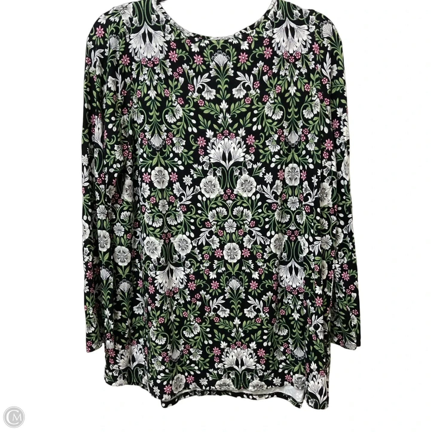 Tunic 3/4 Sleeve By J. Jill In Navy, Size: L