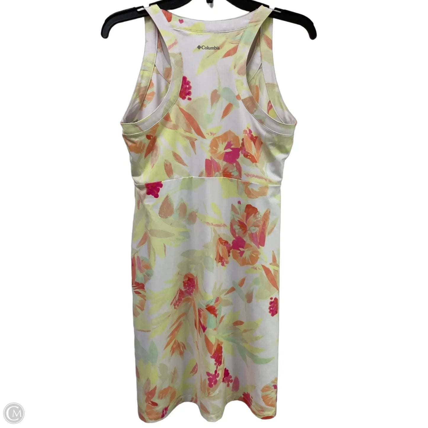 Athletic Dress By Columbia In Pink & Yellow, Size: S