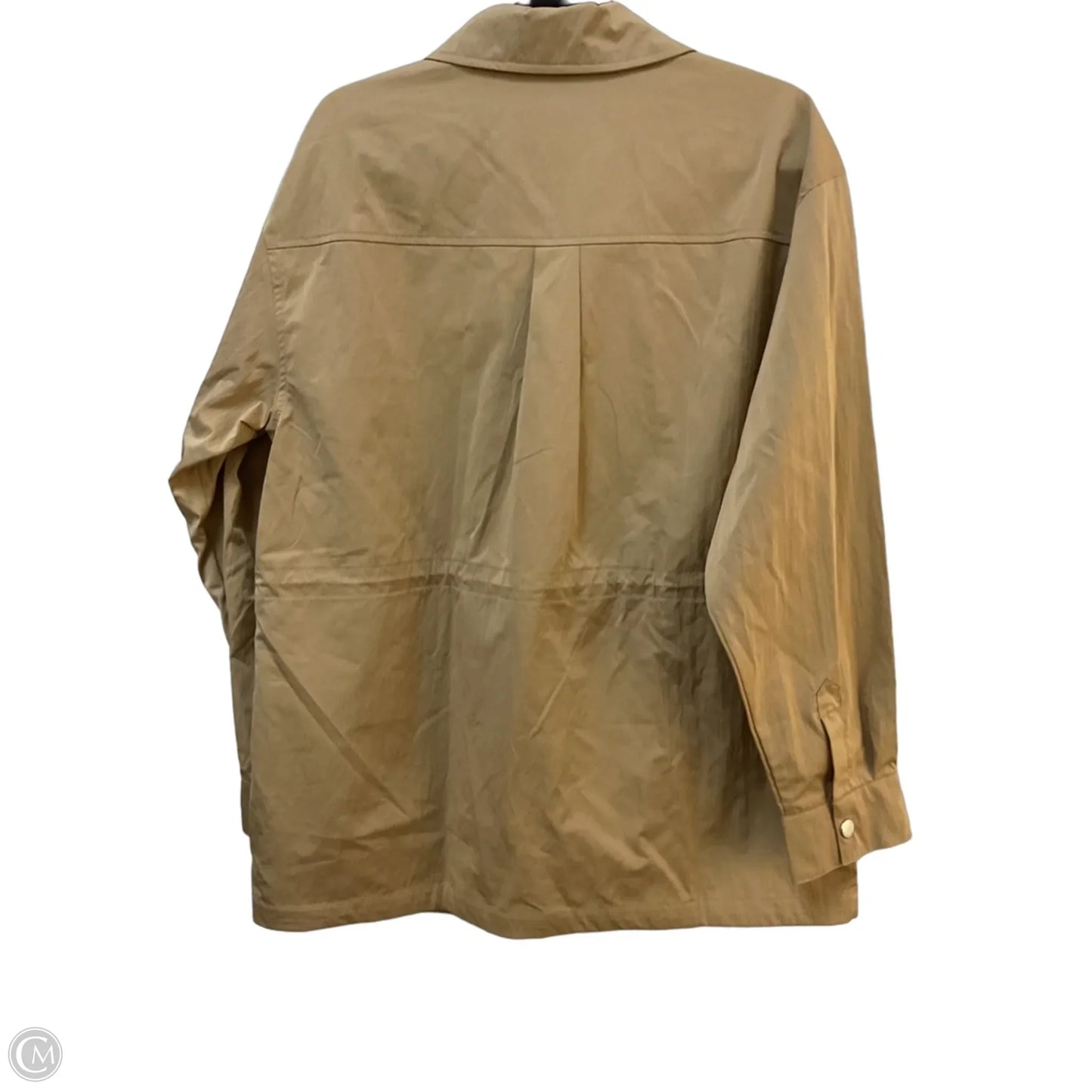Jacket Shirt By Loft In Beige, Size: M