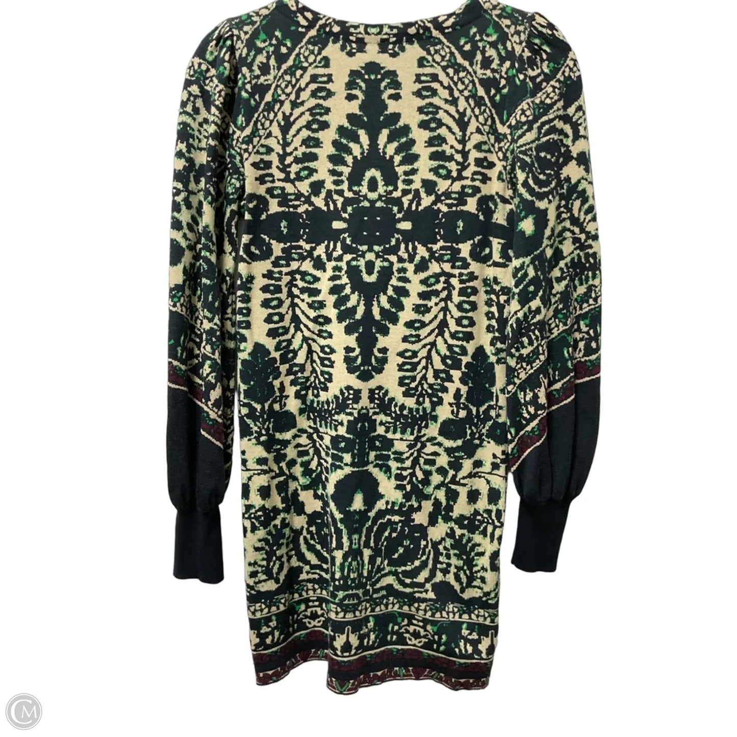 Dress Sweater By Free People In Blue & Green, Size: Xxs
