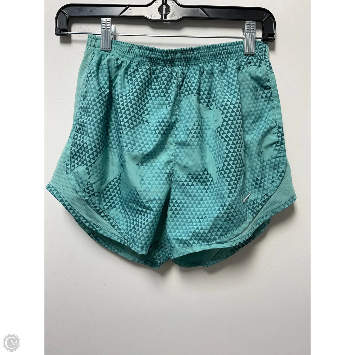 Athletic Shorts By Nike Apparel In Aqua, Size: S