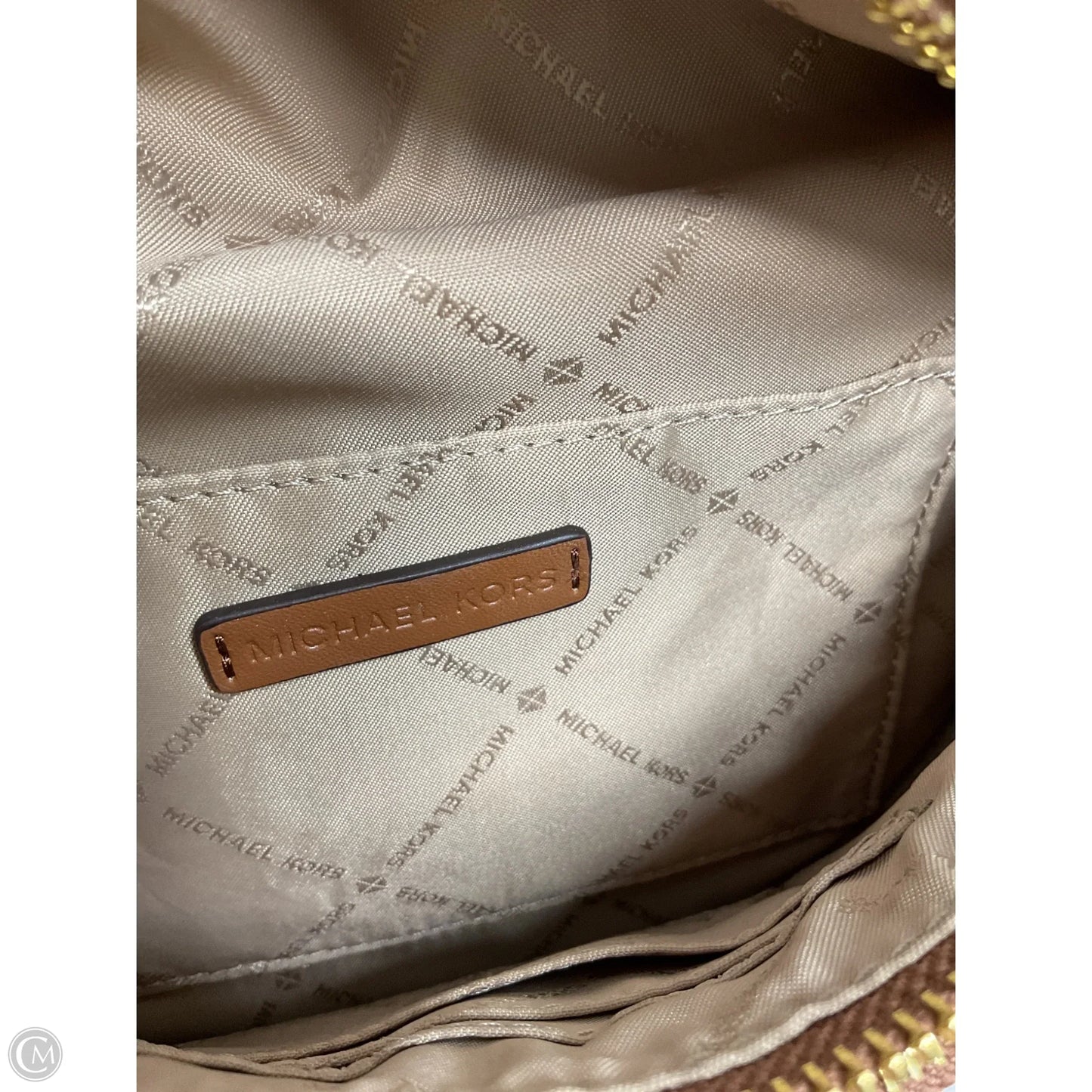 Crossbody Designer By Michael Kors, Size: Medium