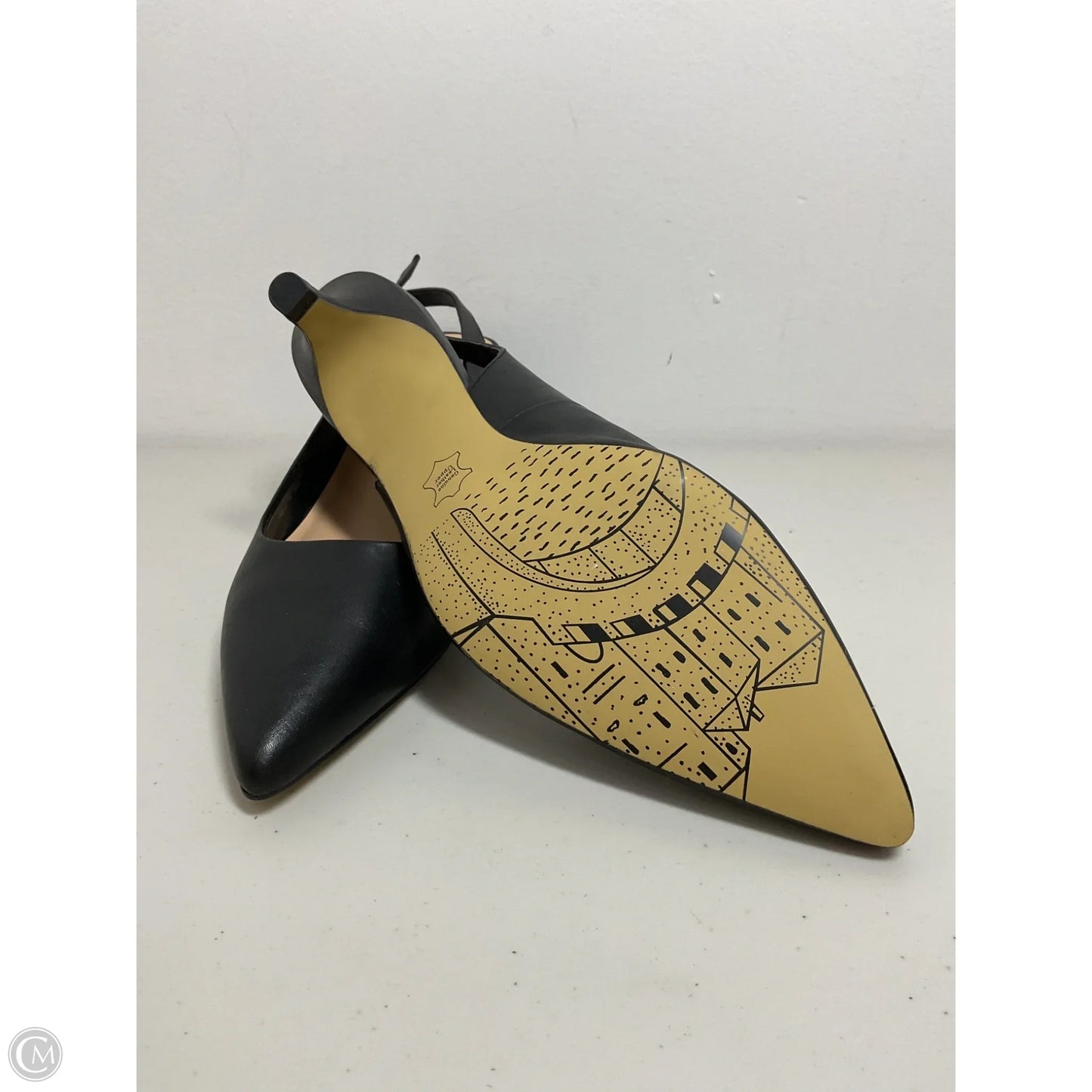 Shoes Heels Kitten By Cmc In Black, Size: 11
