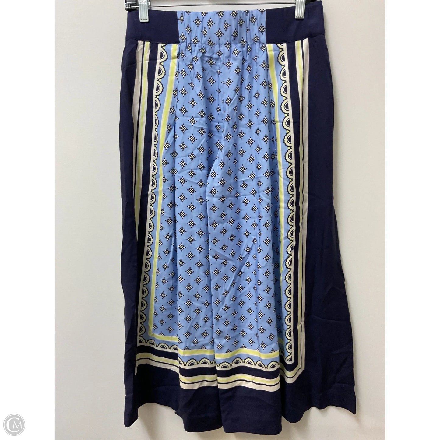 Pants Wide Leg By Maeve In Blue & Yellow, Size: Xxs