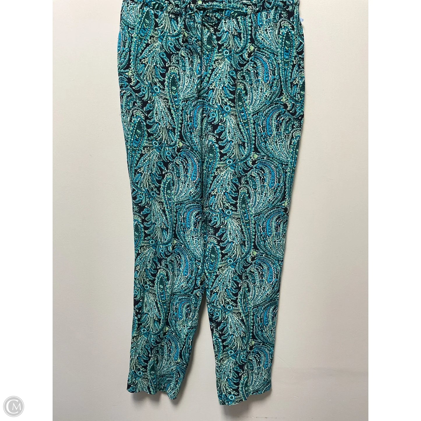 Pants Lounge By Talbots In Blue & Green, Size: Sp