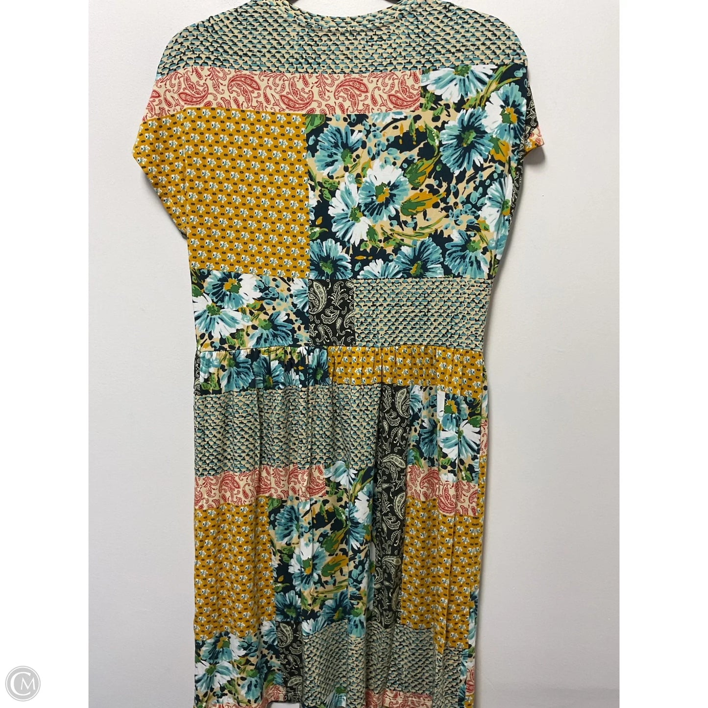 Dress Casual Midi By Johnny Was In Multi-colored, Size: S