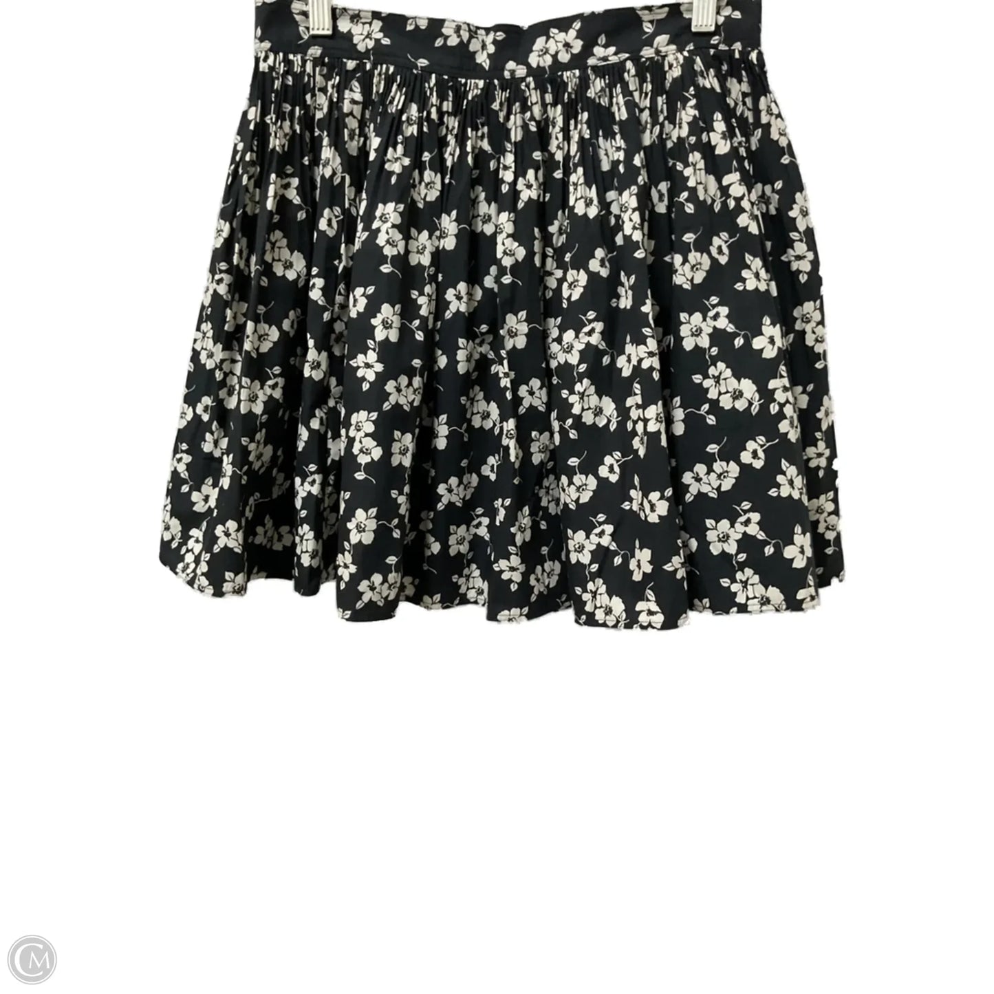 Skirt Mini & Short By Polo Ralph Lauren In Black & Cream, Size: M