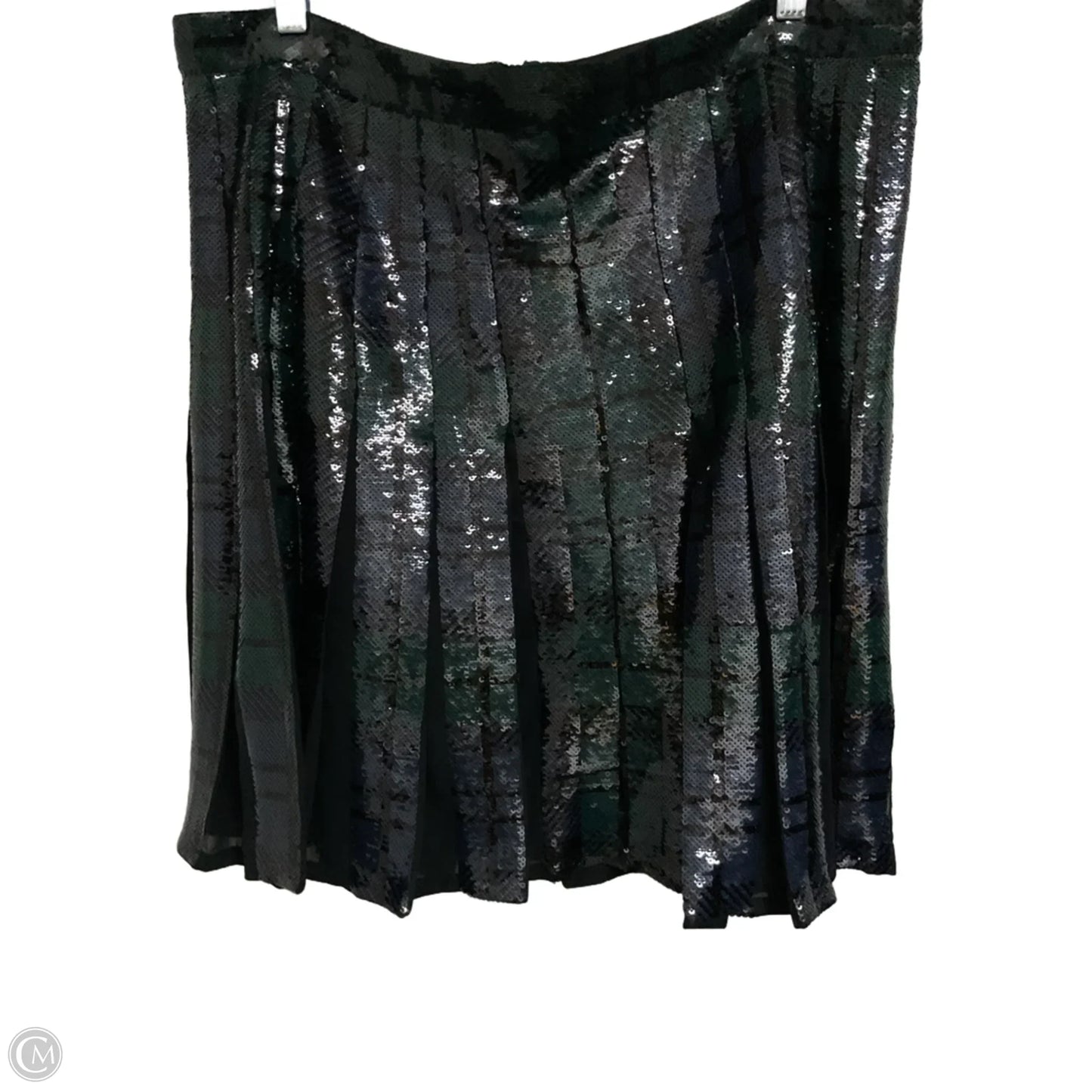Skirt Mini & Short By Ralph Lauren Black Label In Blue & Green, Size: Xl