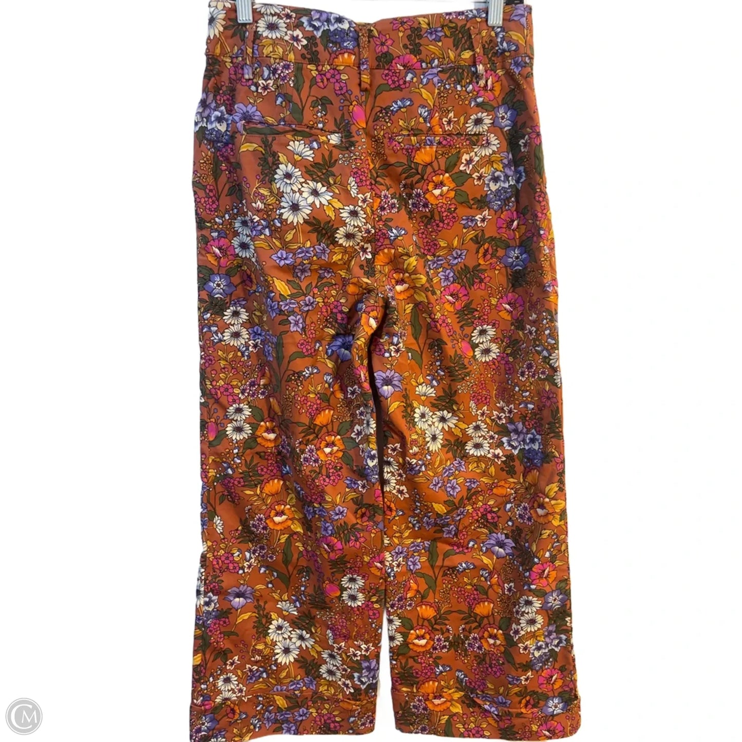 Pants Cropped By Maeve In Coral, Size: 6