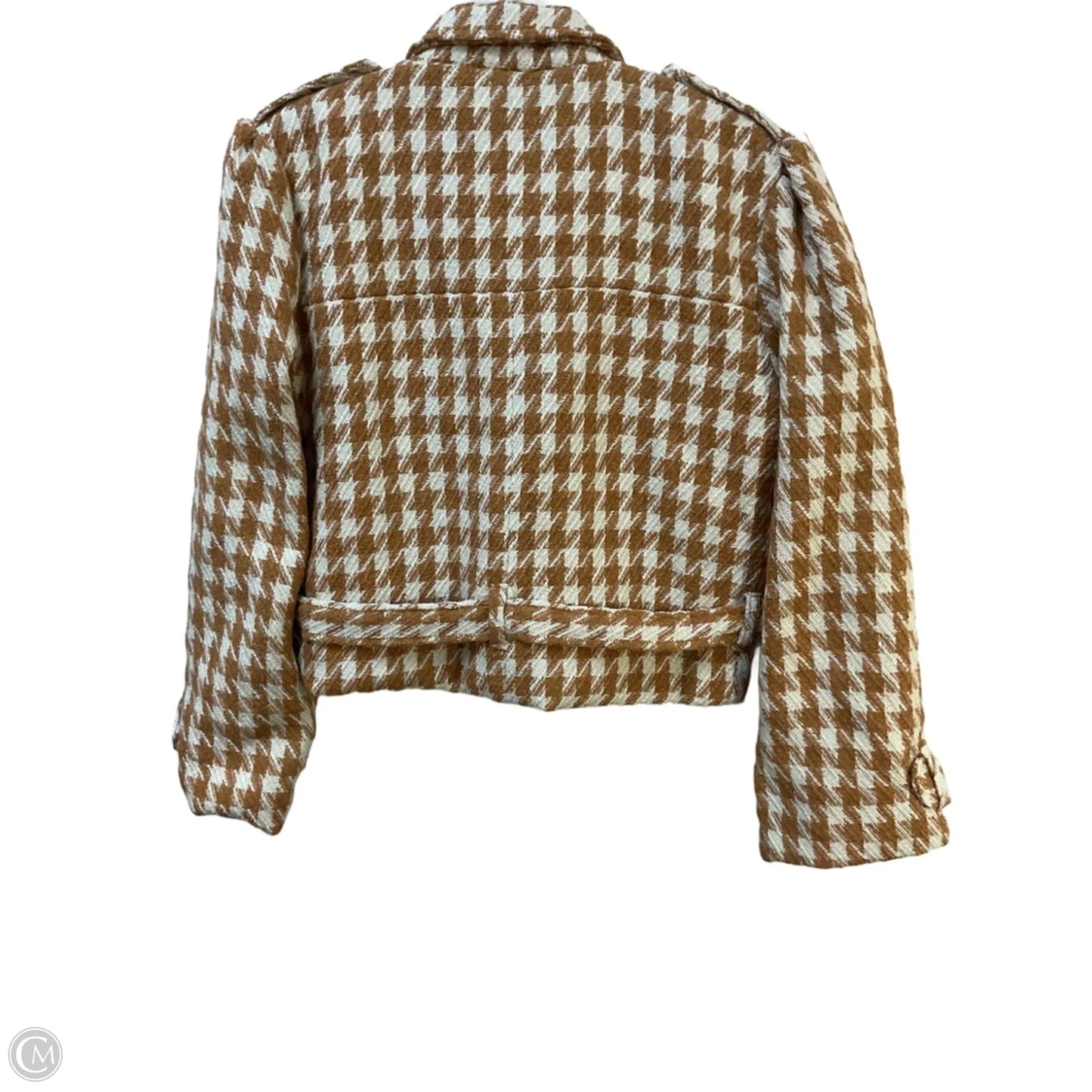 Jacket Other By Bishop + Young In Cream & Tan, Size: M