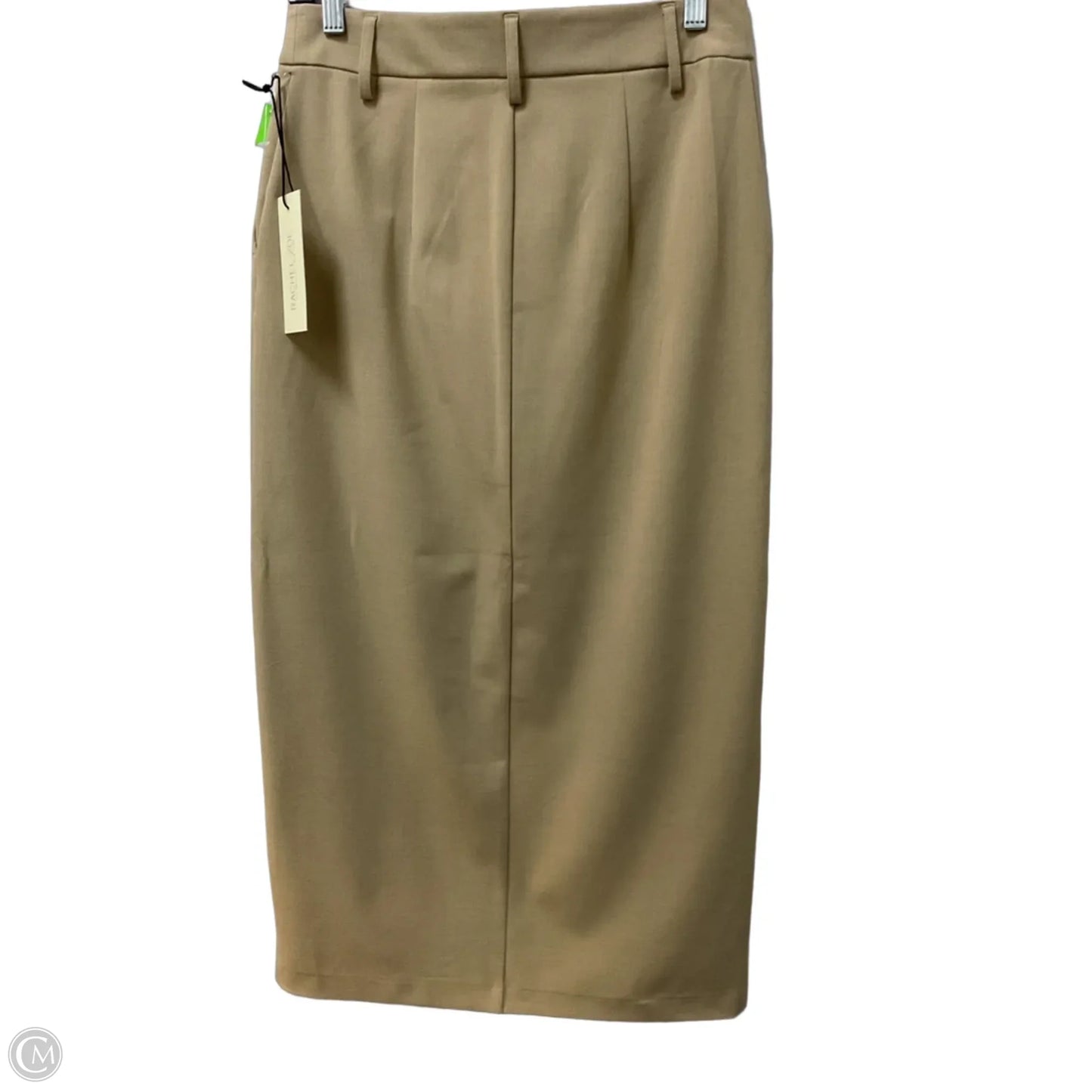 Skirt Midi By Rachel Zoe In Tan, Size: S