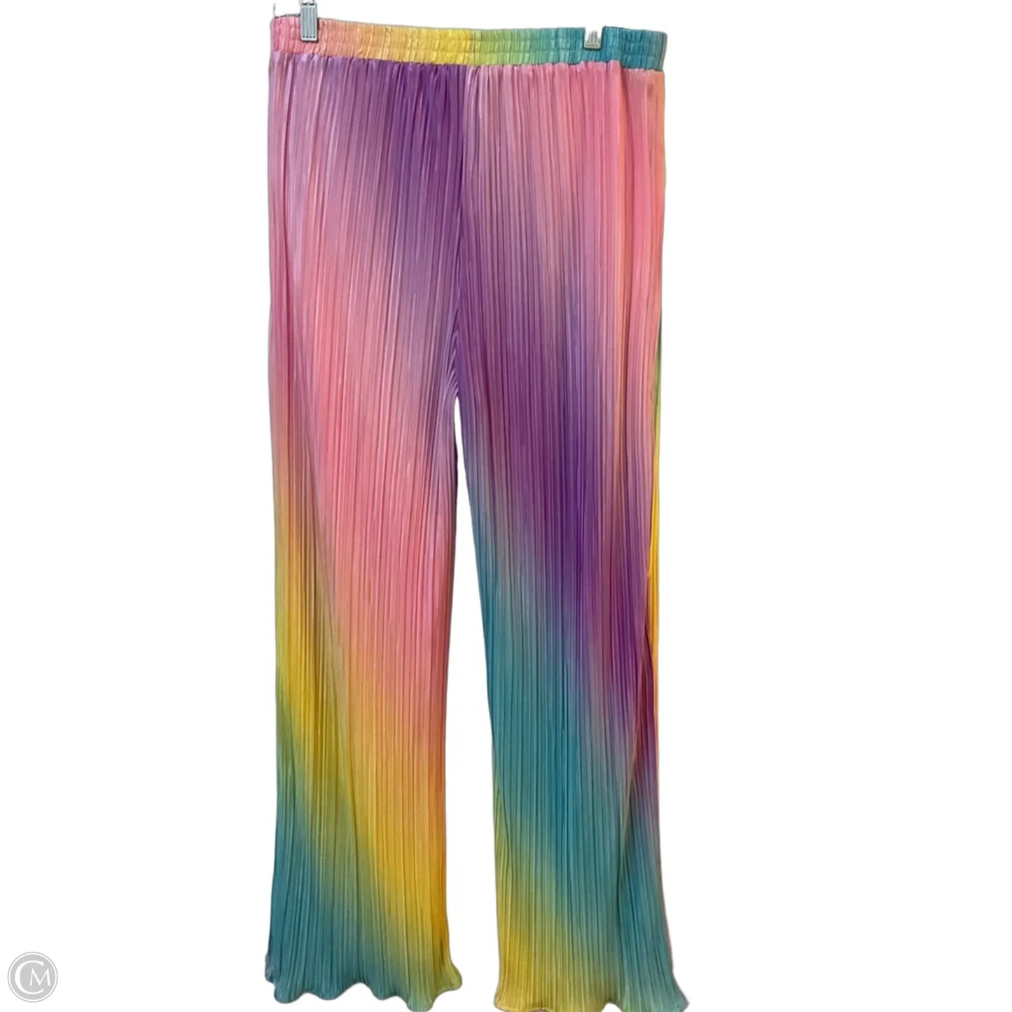 Pants Lounge By Cmb In Rainbow Print, Size: Xl