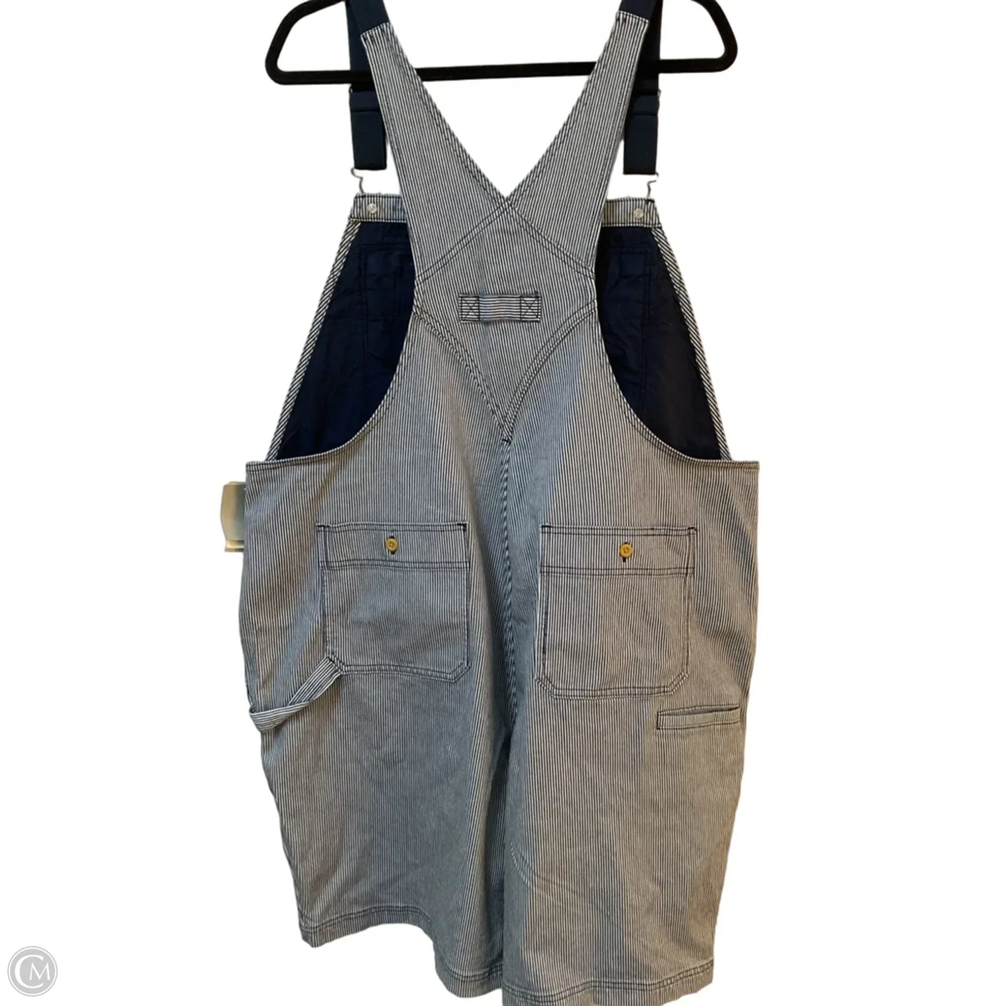 Shortalls By Duluth Trading In Blue & White, Size: Xxl