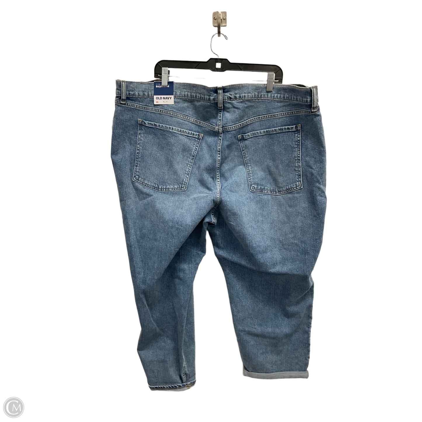 Jeans Boyfriend By Old Navy In Blue Denim, Size: 26