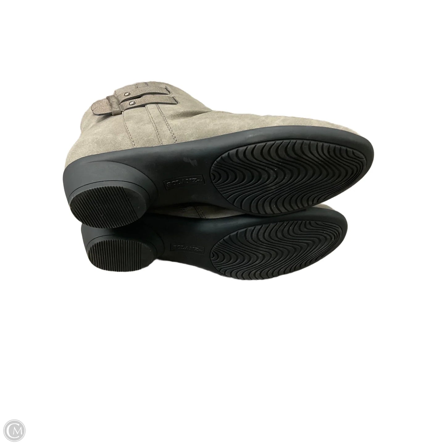Boots Ankle Flats By Solanz In Grey, Size: 8