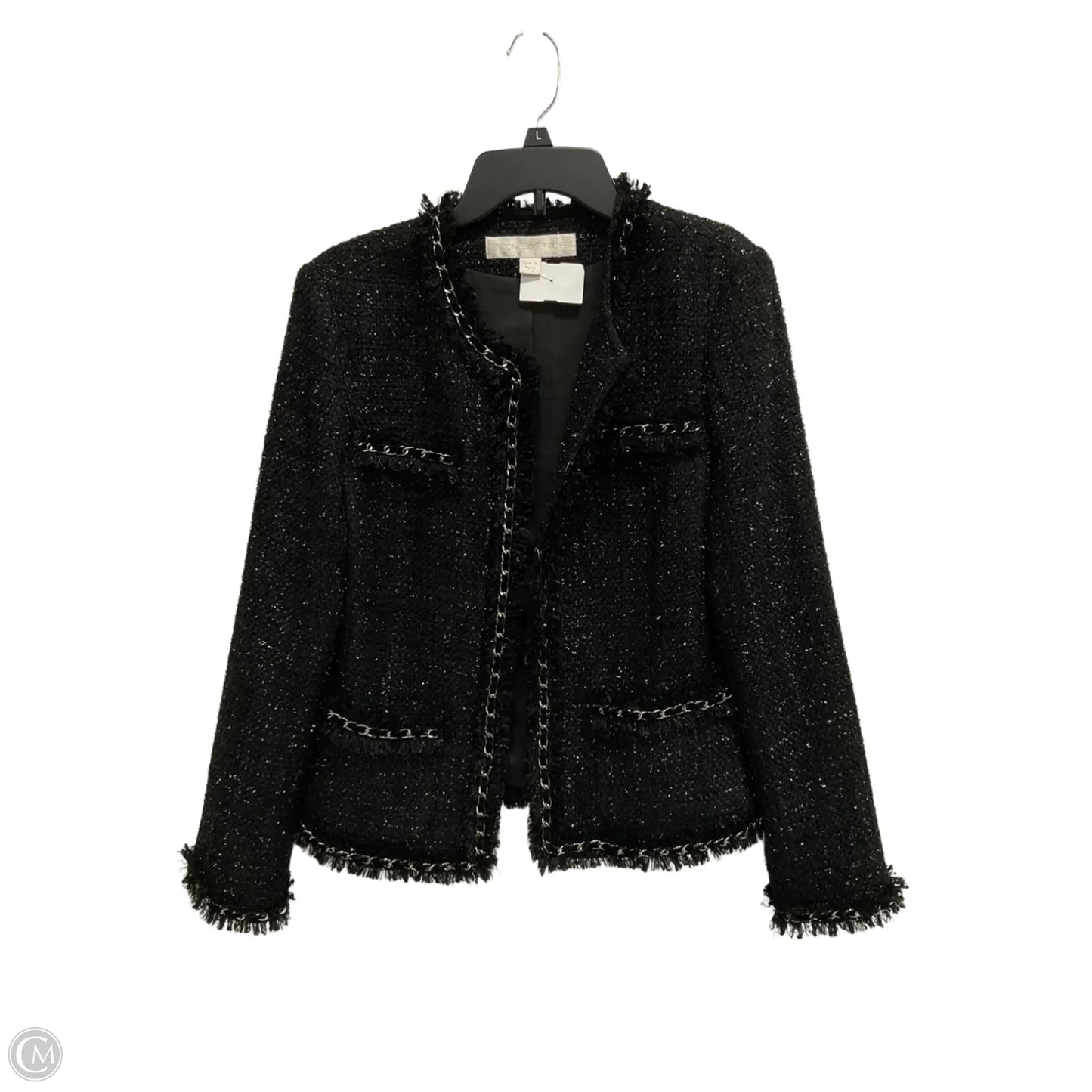 Jacket Faux Fur & Sherpa By Boston Proper In Black, Size: Xl