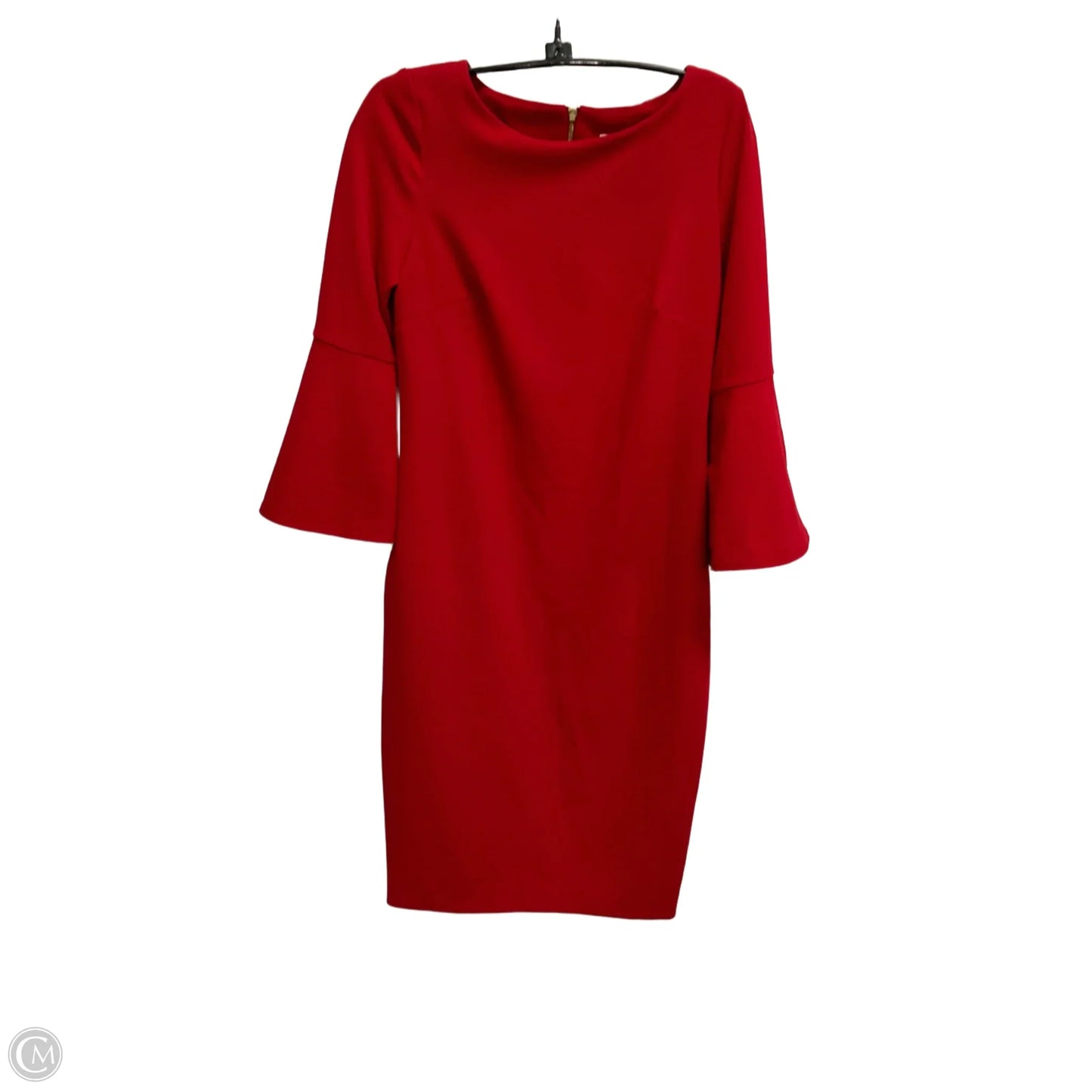 Dress Work By Calvin Klein In Red, Size: S