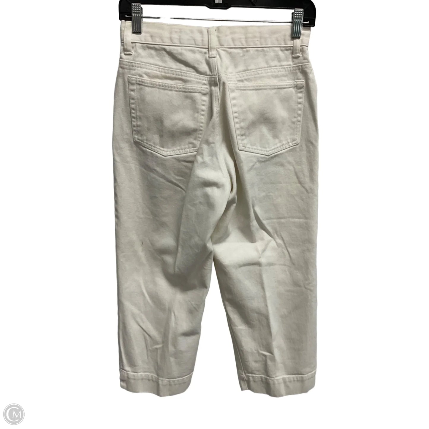 Capris By Eddie Bauer In White, Size: 4