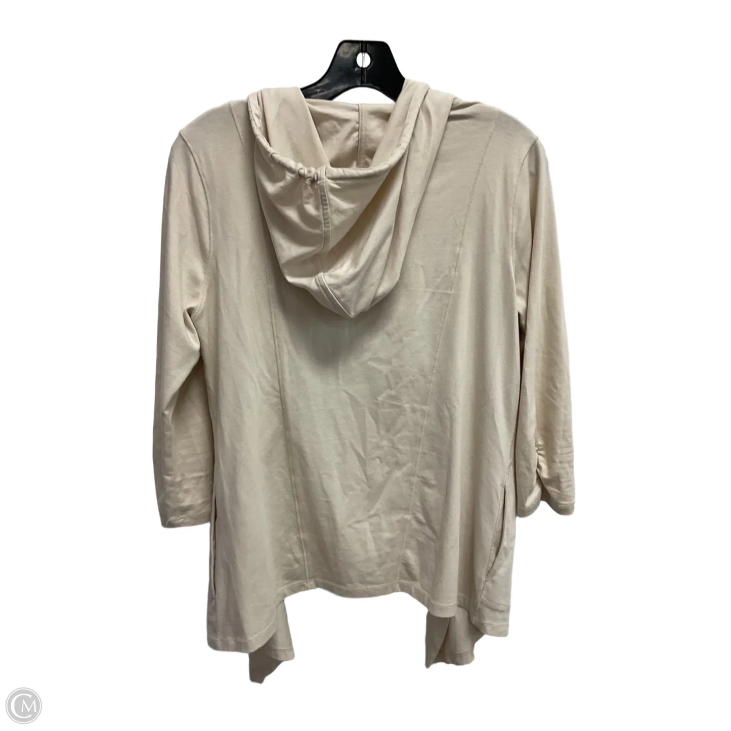 Athletic Jacket By Zenergy By Chicos In Beige, Size: M