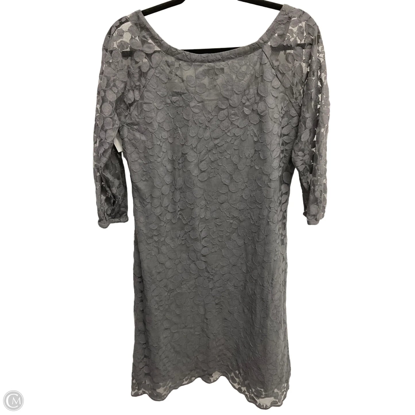 Dress Work By Garnet Hill In Grey, Size: M