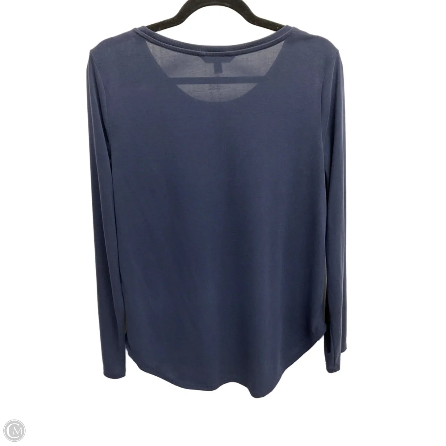 Top Long Sleeve Basic By Banana Republic In Blue, Size: M