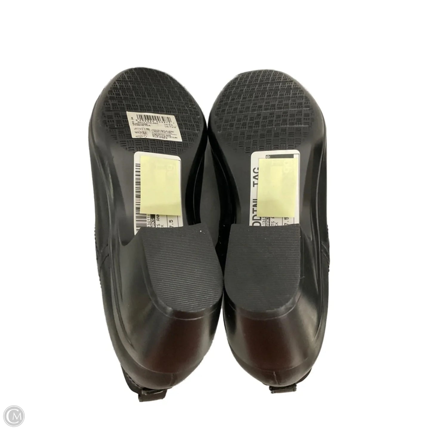 Boots Ankle Heels By Clarks In Black, Size: 7.5