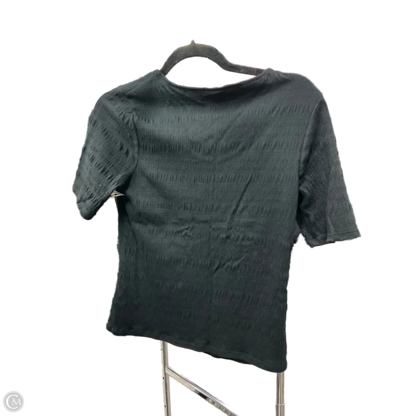 Top Short Sleeve Basic By A New Day In Black, Size: S