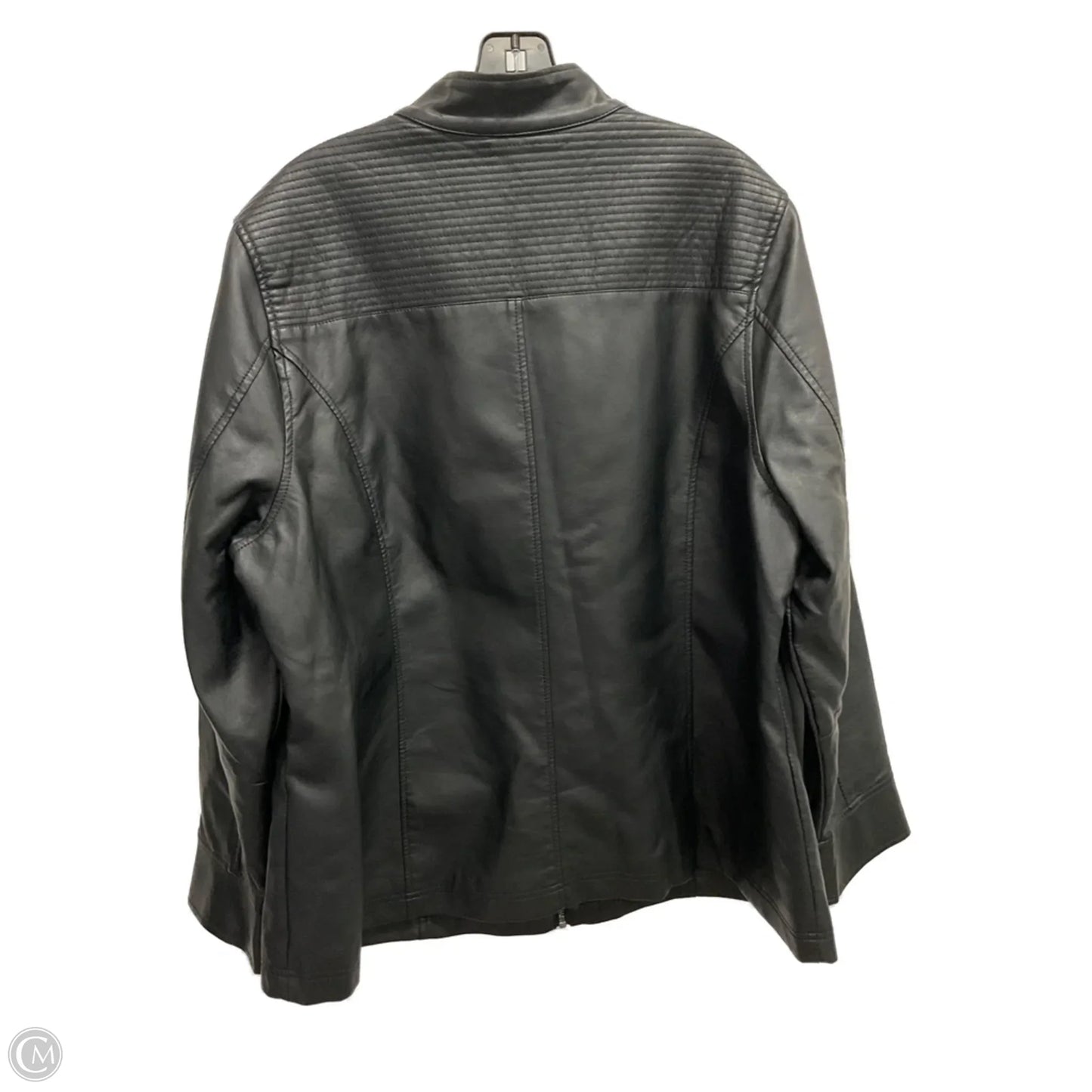 Jacket Moto By Cj Banks In Black, Size: 1x