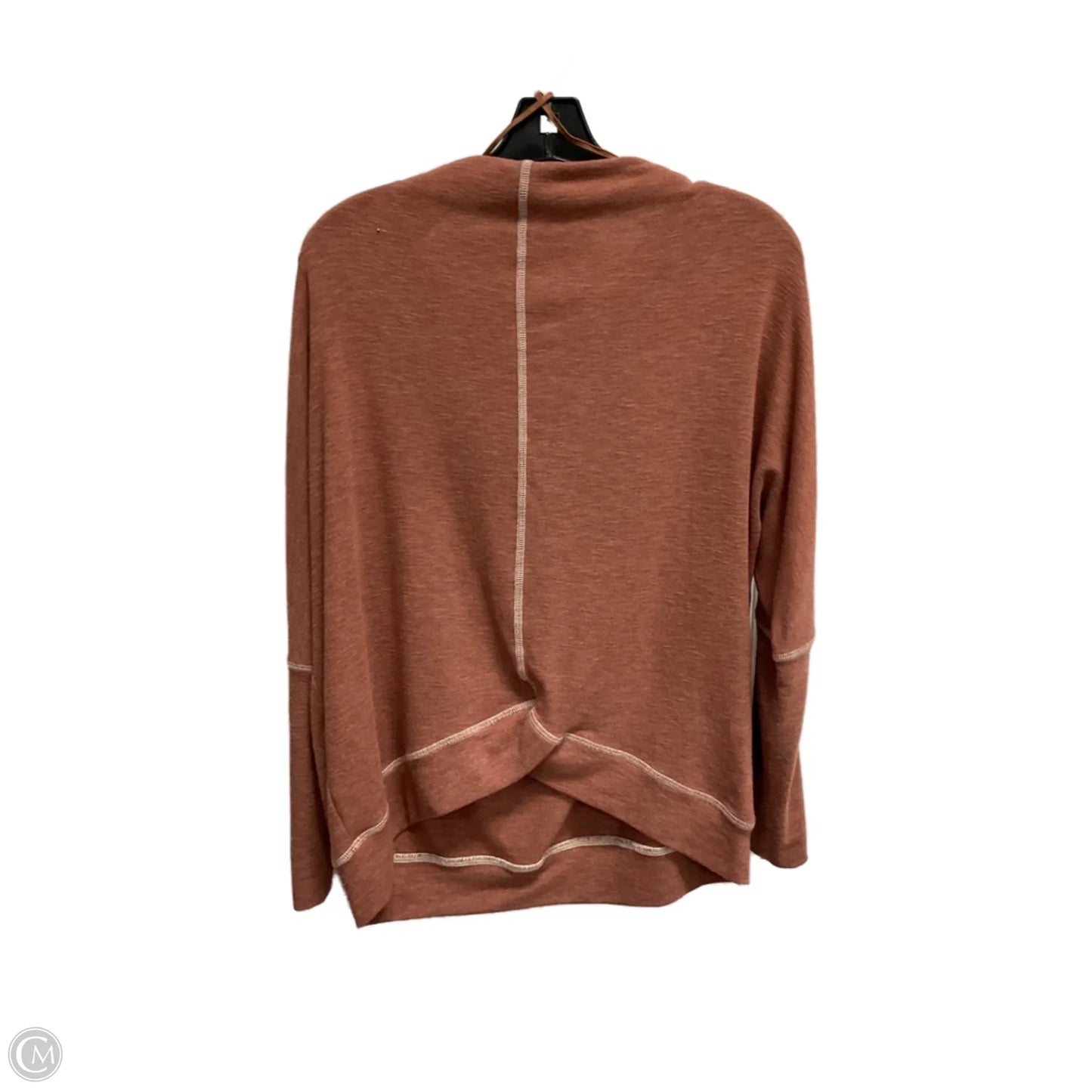 Top Long Sleeve By Michael Stars In Orange, Size: M