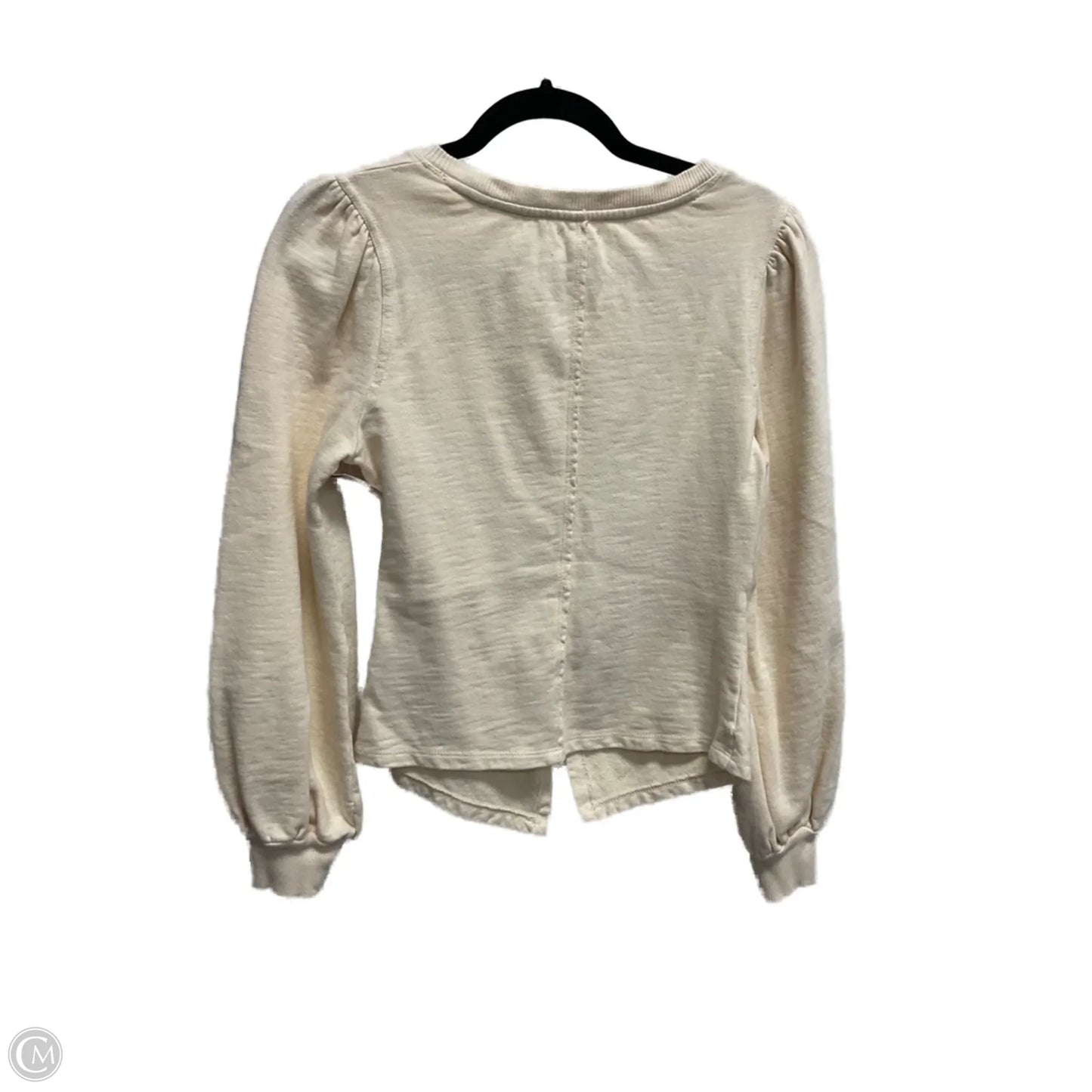Top Long Sleeve By Pilcro In Cream, Size: Xs