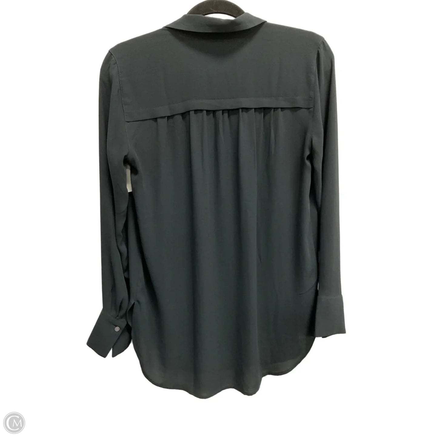 Blouse Long Sleeve By Loft In Black, Size: Xs