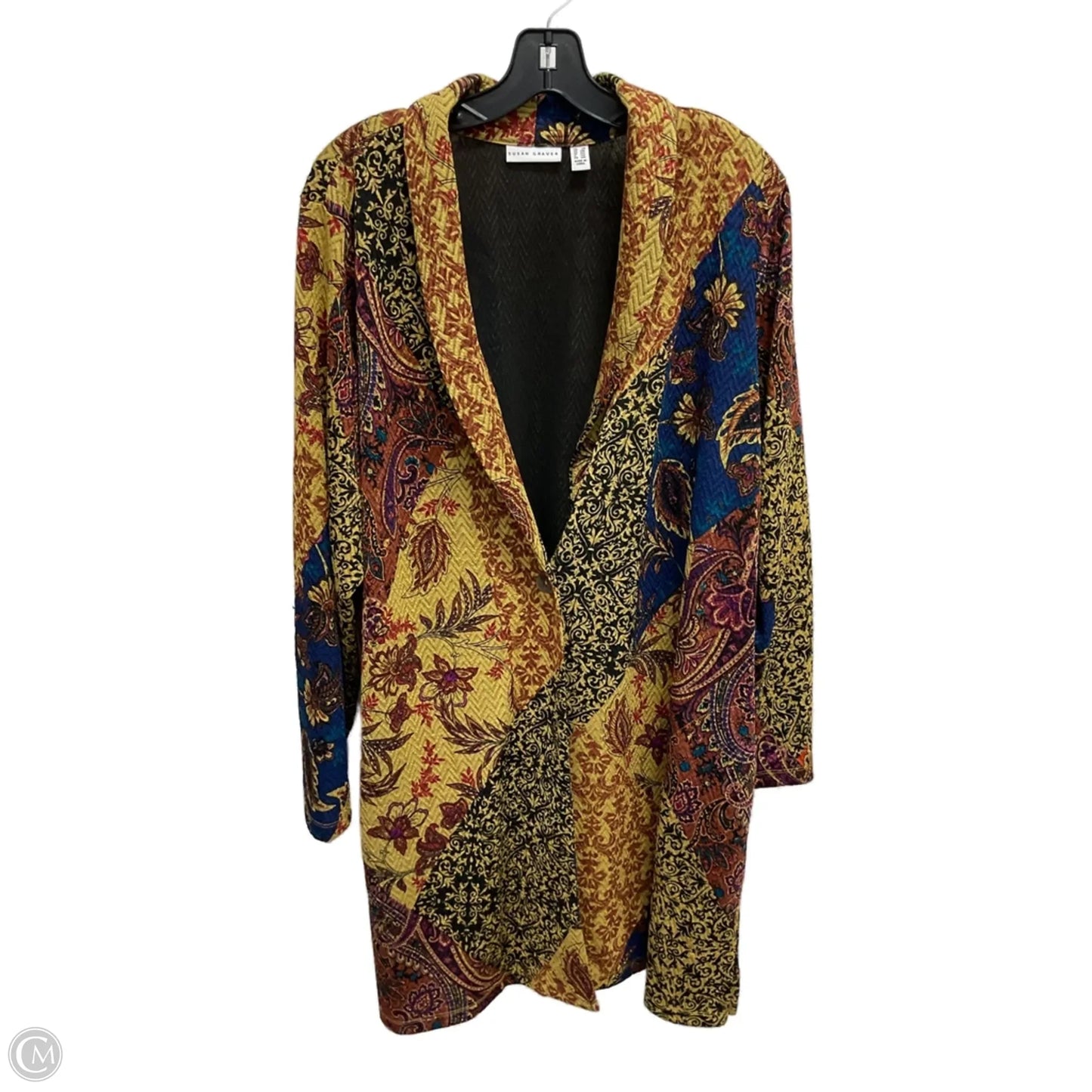 Kimono By Susan Graver In Multi-colored, Size: 2x