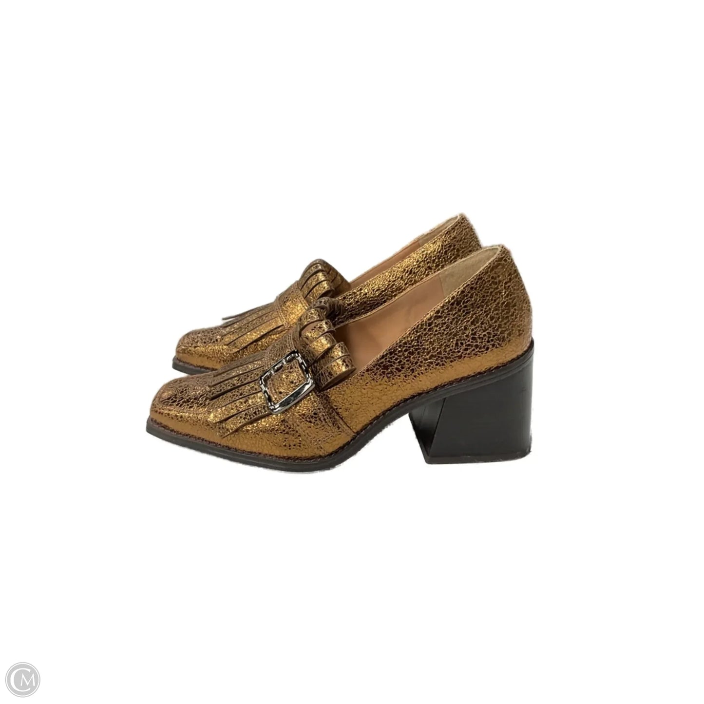 Shoes Heels Block By Vince Camuto In Gold, Size: 8