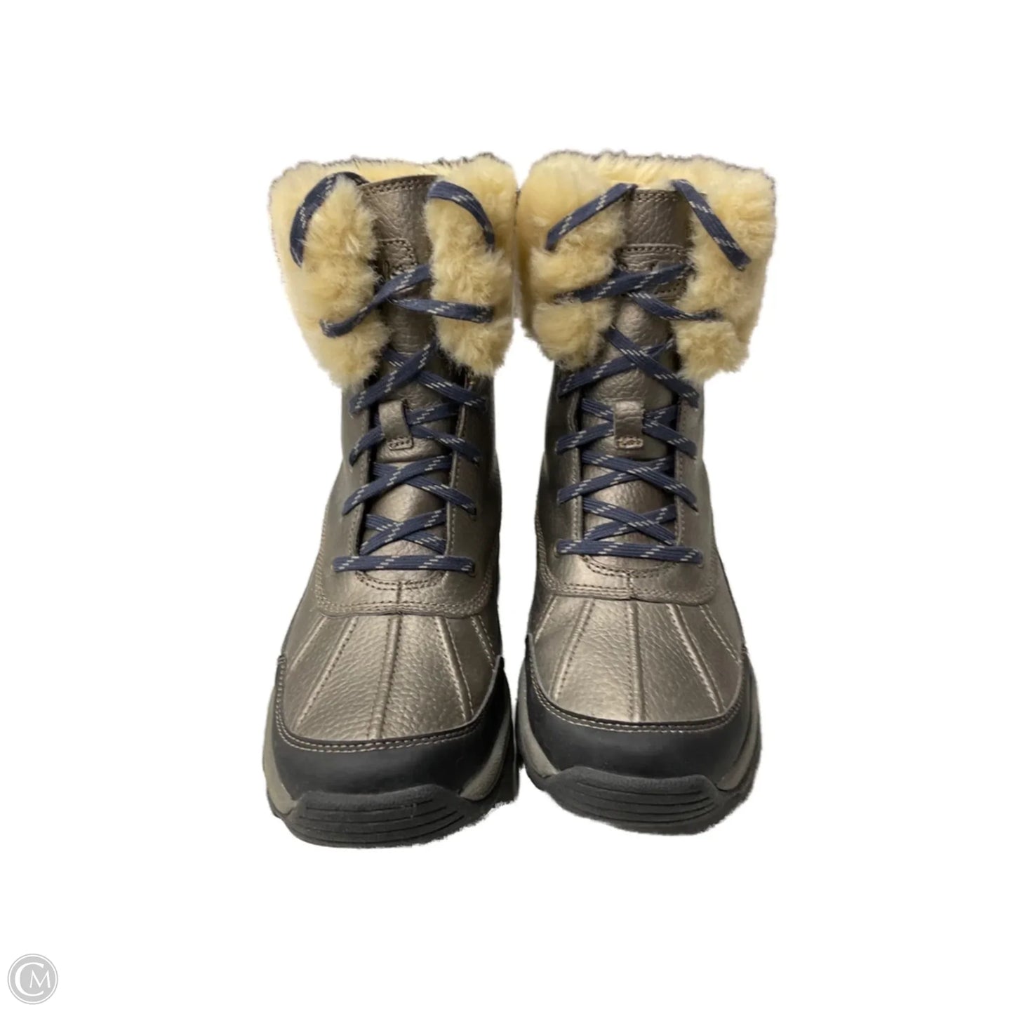 Boots Snow By Clarks In Silver, Size: 7