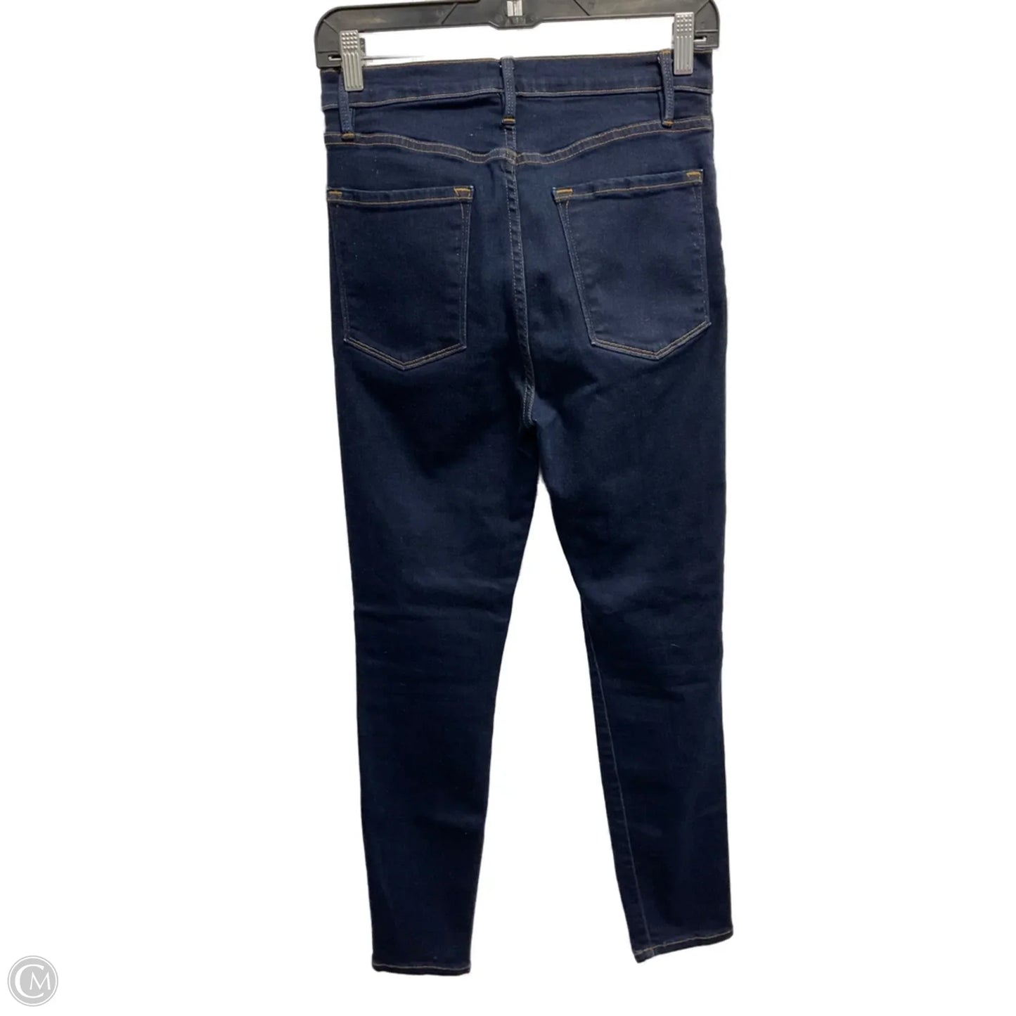 Jeans Skinny By Frame In Blue Denim, Size: 6