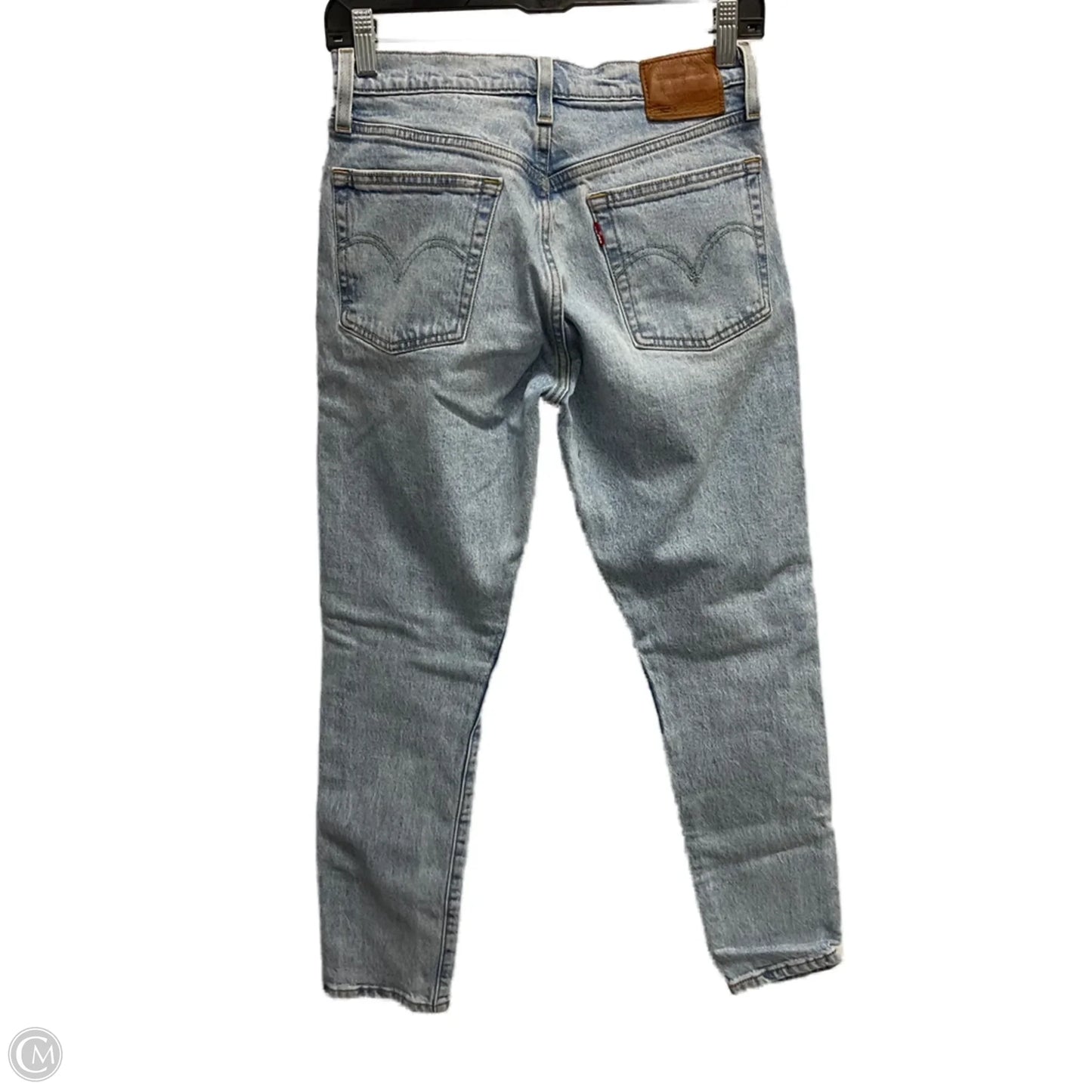 Jeans Skinny By Levis In Blue Denim, Size: 2