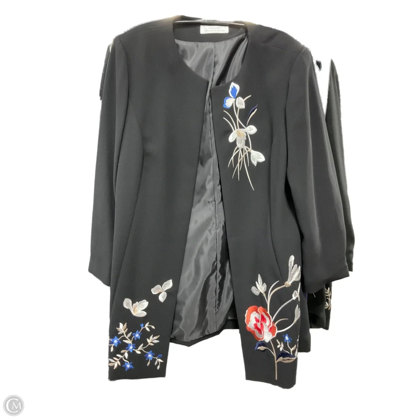 Blazer By Tahari In Black, Size: Xl