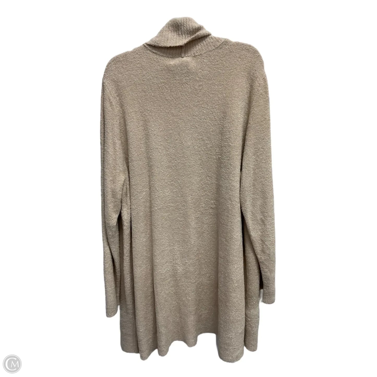 Sweater Cardigan By Barefoot Dreams In Beige, Size: 3x