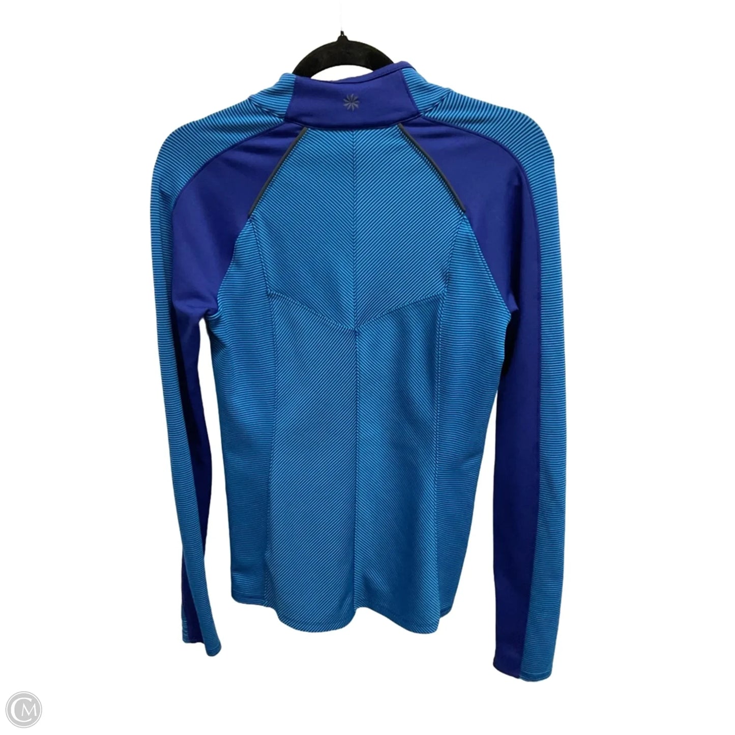 Athletic Top Long Sleeve Collar By Athleta In Blue, Size: S