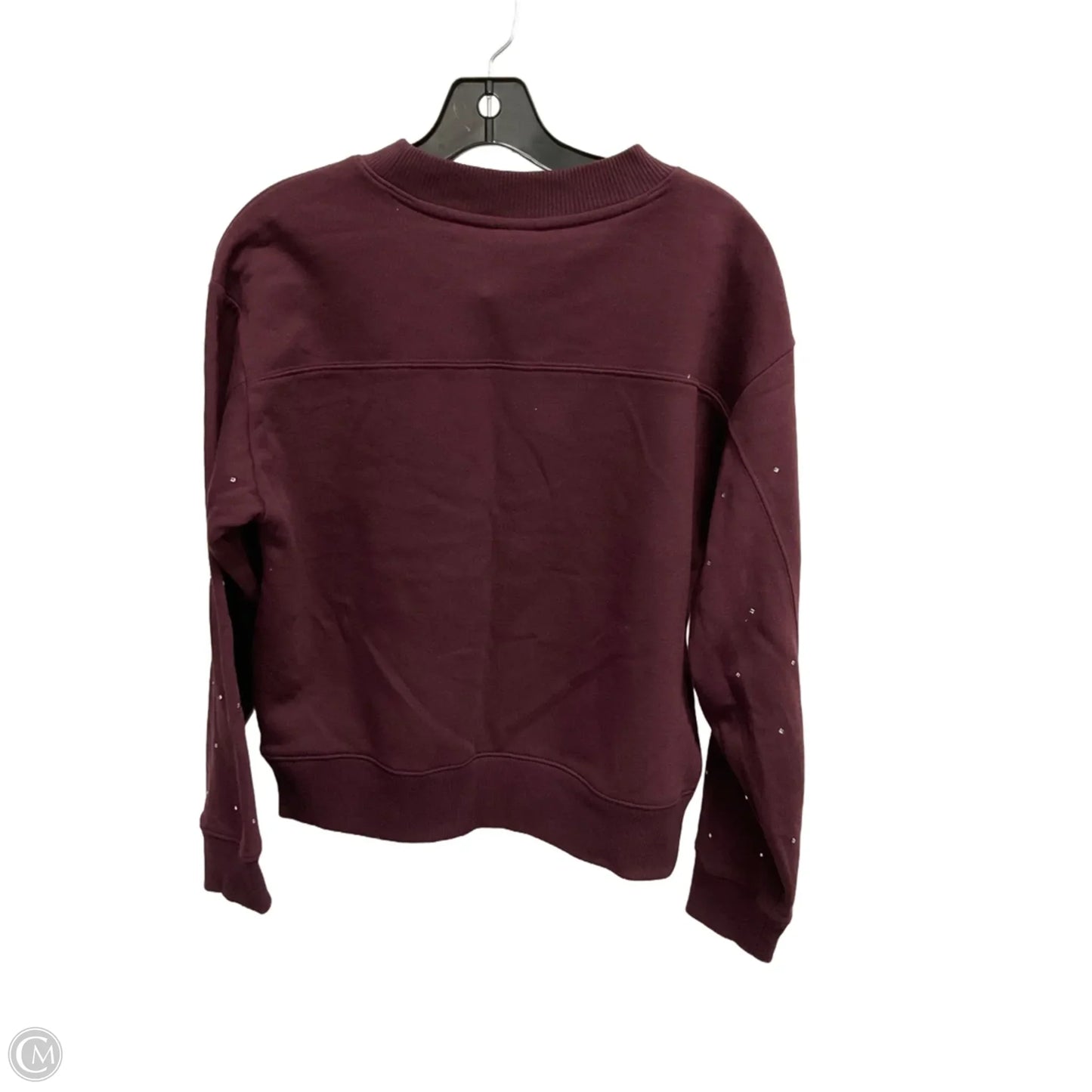 Sweatshirt Crewneck By A New Day In Maroon, Size: Xs