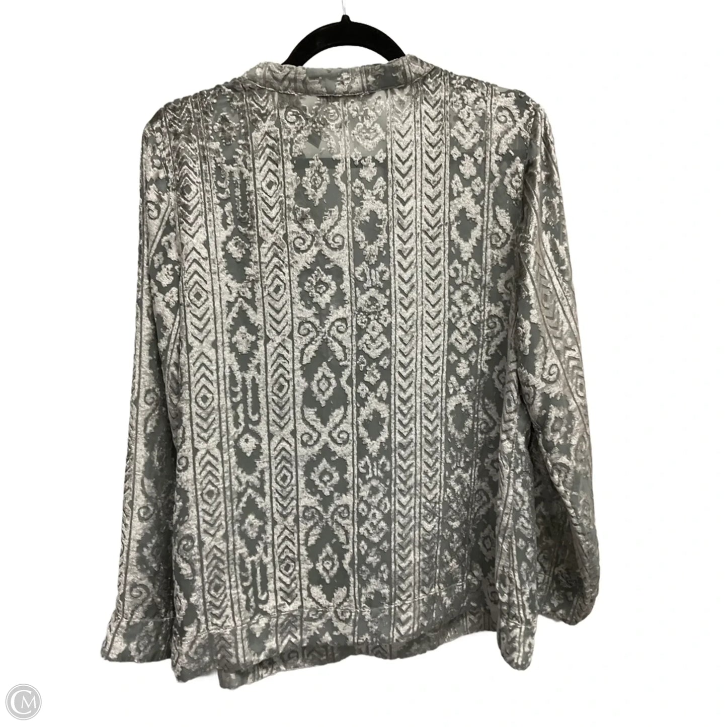 Top Long Sleeve By Soft Surroundings In Grey, Size: M