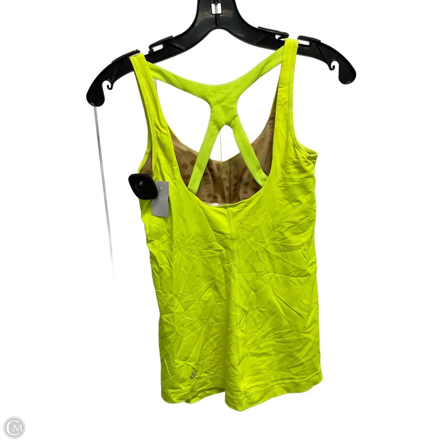 Athletic Tank Top By Lululemon In Yellow, Size: S