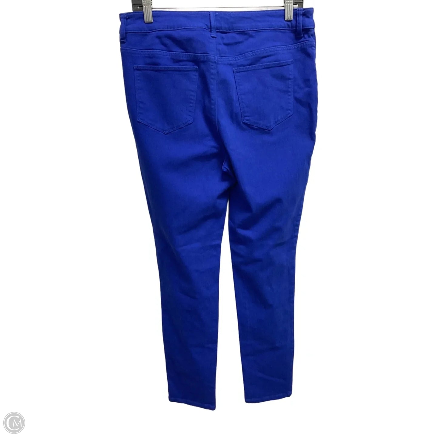 Jeans Jeggings By Chicos In Blue & Brown, Size: 8