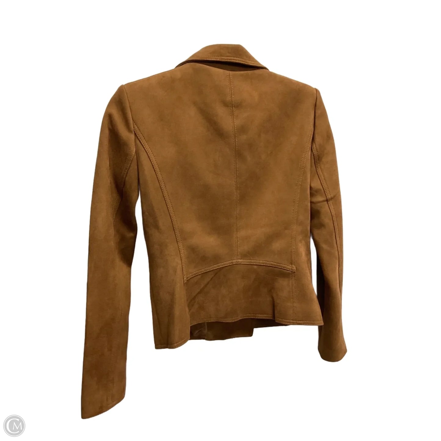Jacket Moto By White House Black Market In Tan, Size: S